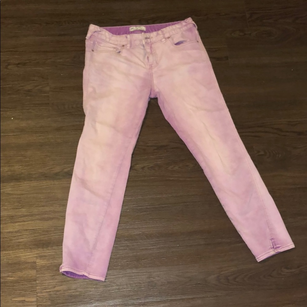 Light Purple Free People Skinny Jeans